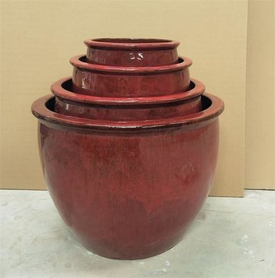 pots extérieurs en céramique de 44x32cm pour des usines